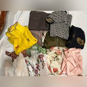 Mango,Zara,Puma,BCBG and H&M mix clothing size Medium and size 4